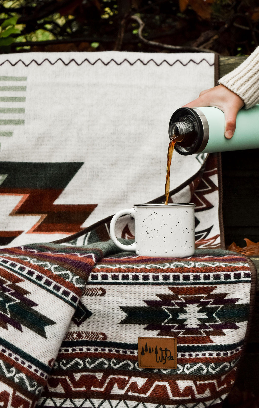 Quilotoa Aztec Reversible Blanket