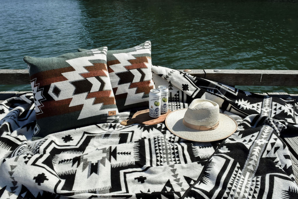 Quilotoa Green Pillow Cover