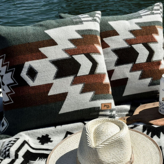 Quilotoa Green Pillow Cover
