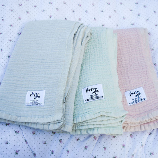 Yalova Crinkle Cotton Baby Throw/Hand Towel