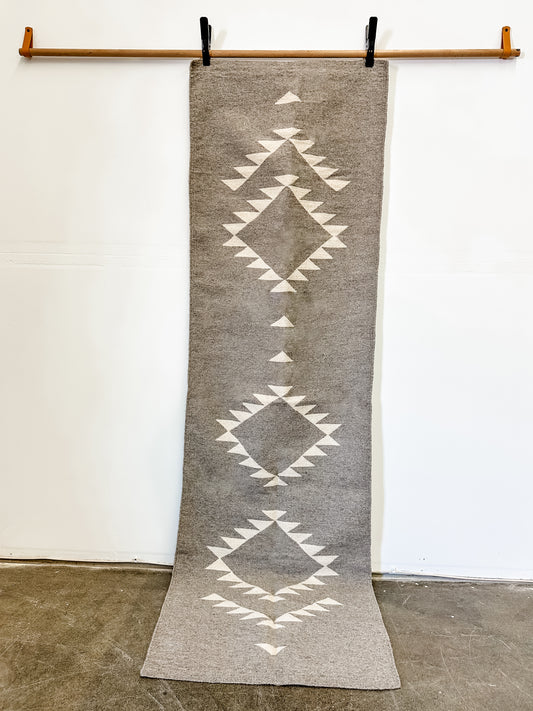 Allende Aztec Handwoven Wool Runner Rug