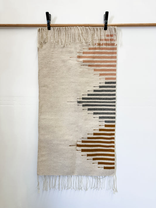 Puebla Aztec Handwoven Wool Rug