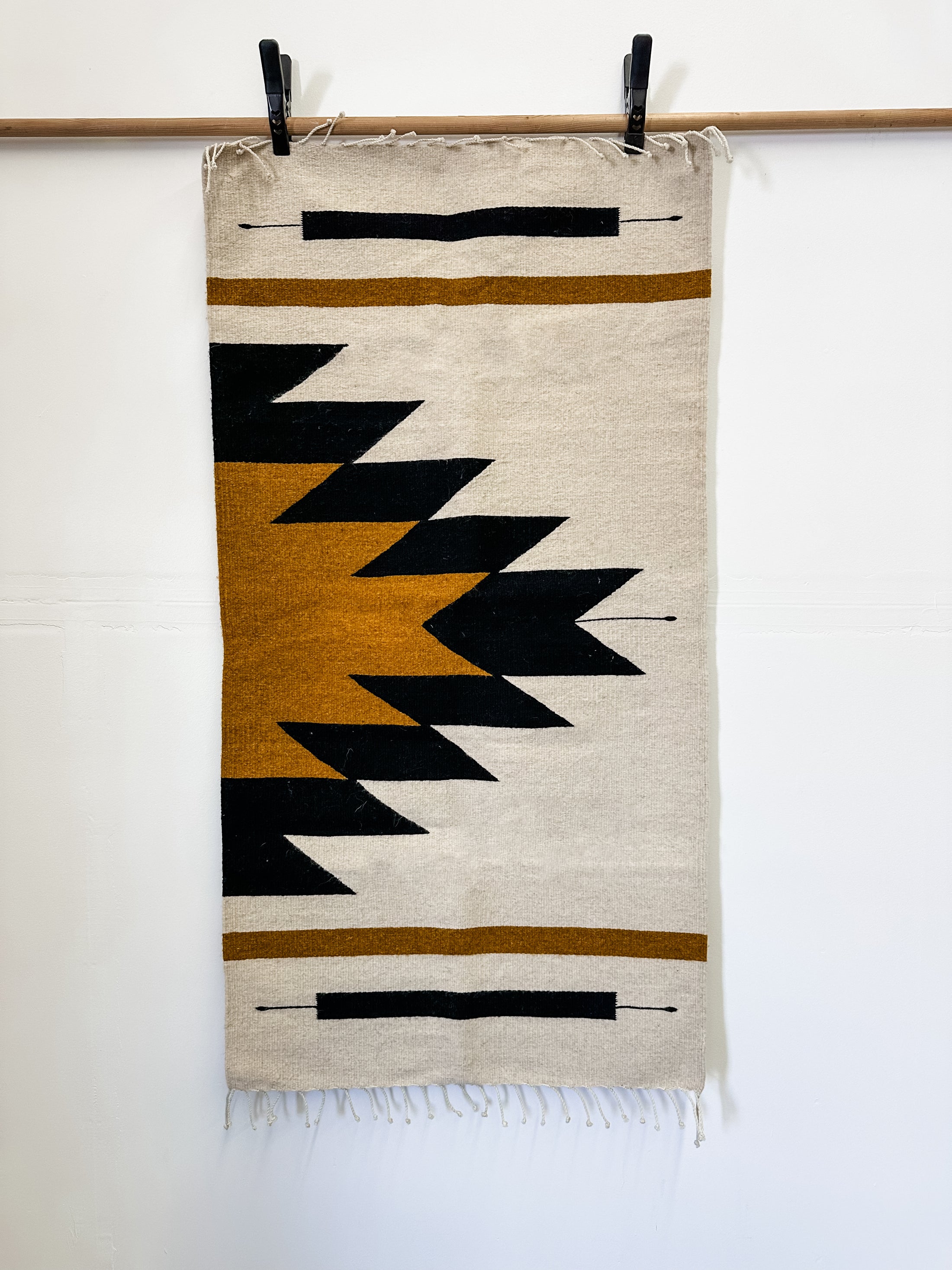 Mitla Aztec Handwoven Wool Rug