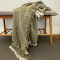 Load image into Gallery viewer, Ankara Crinkle Cotton Throw Blanket