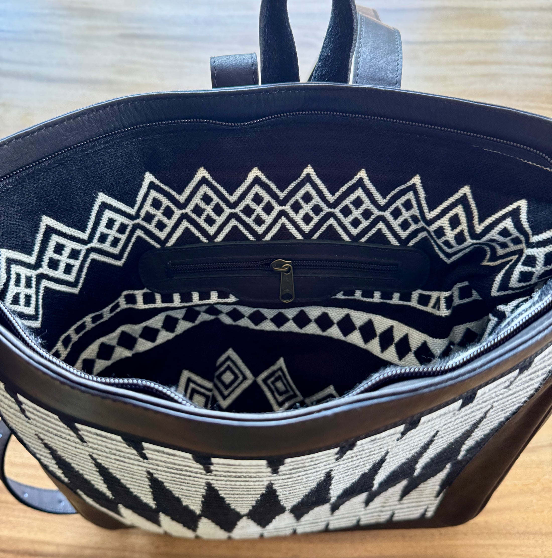Cruz Leather Aztec Slim Backpack