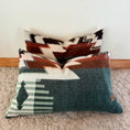 Load image into Gallery viewer, Quilotoa Green Lumbar Pillow Cover
