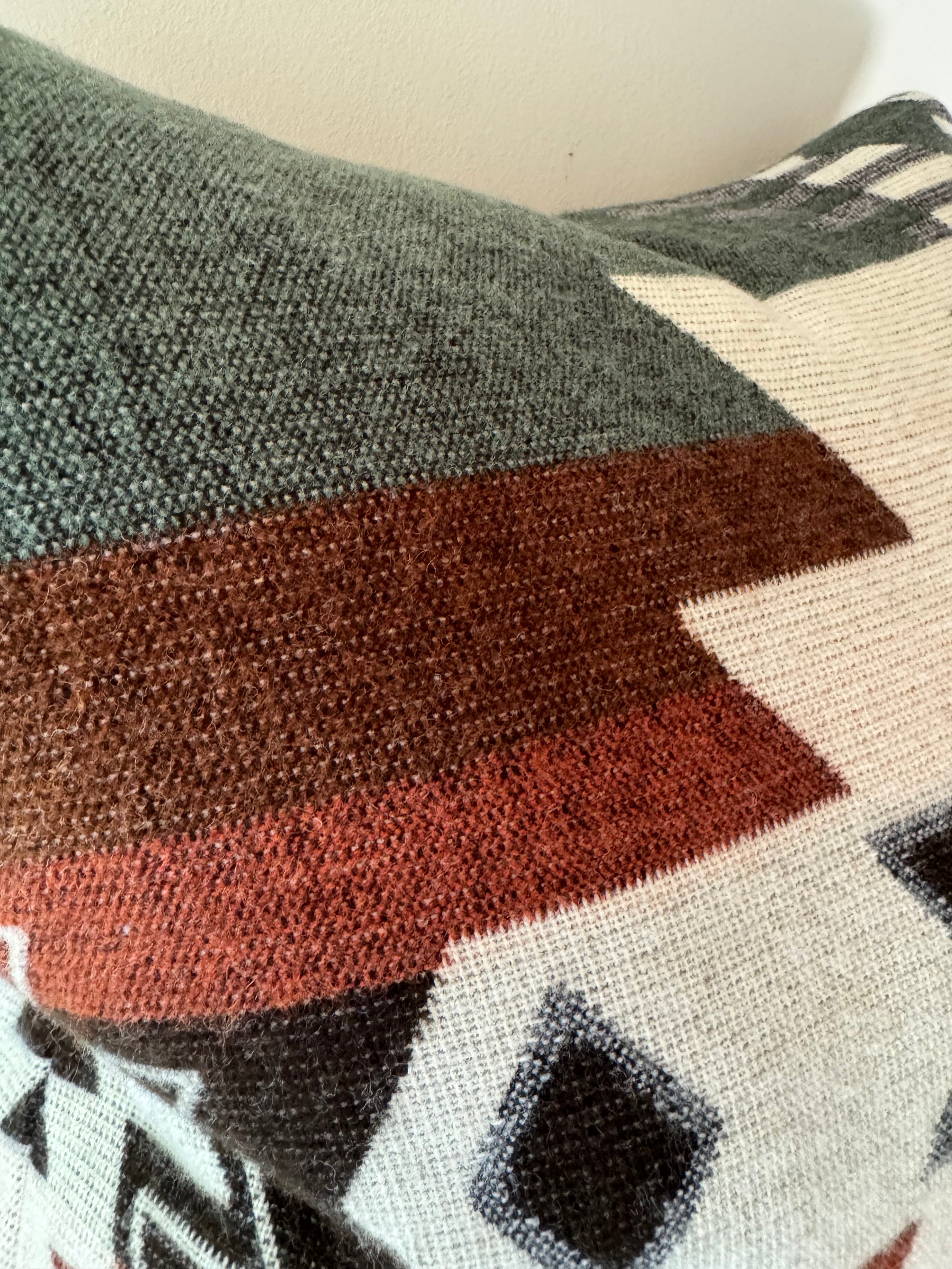 Quilotoa Green Pillow Cover
