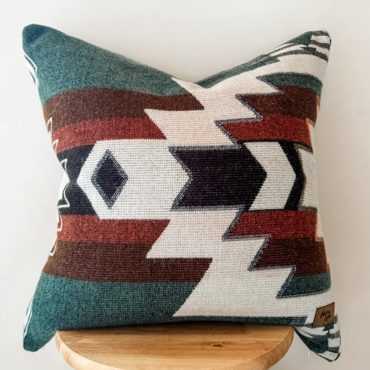 Quilotoa Green Pillow Cover