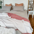 Load image into Gallery viewer, Ankara Crinkle Cotton Throw Blanket
