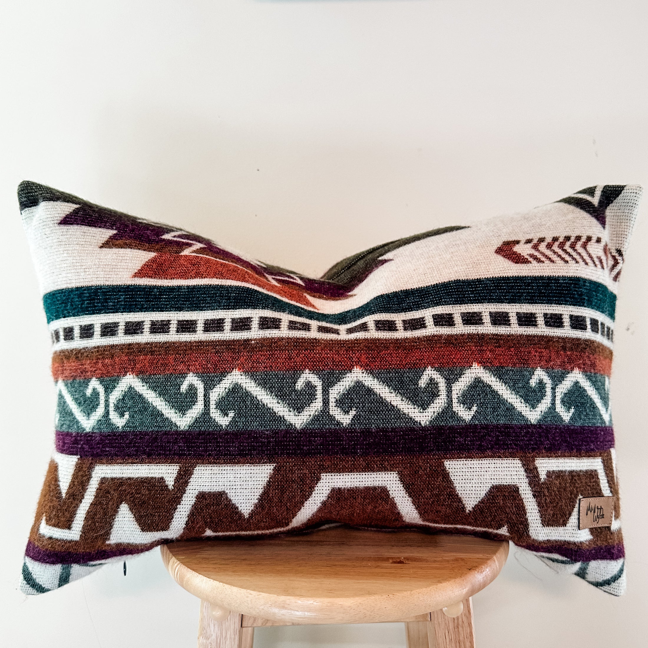 Quilotoa Cream Lumbar Pillow Cover