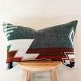Load image into Gallery viewer, Quilotoa Green Lumbar Pillow Cover