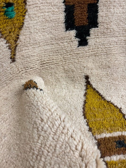Azilal Handwoven Moroccan Wool Rug