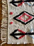 Load image into Gallery viewer, Houda Cotton Moroccan Rug 3x4'5