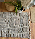 Load image into Gallery viewer, Hamsa Handwoven Moroccan Wool Rug 3x5