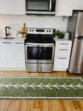 Load image into Gallery viewer, Momo Olive Green Machine Washable Runner