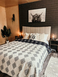 Load image into Gallery viewer, Roca Indigo Reversible Blanket