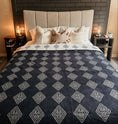Load image into Gallery viewer, Roca Indigo Reversible Blanket