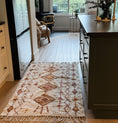 Load image into Gallery viewer, Golden Neutral Diamond Machine Washable Rug