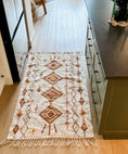 Load image into Gallery viewer, Golden Neutral Diamond Machine Washable Rug