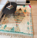 Load image into Gallery viewer, Bouazza Handwoven Moroccan Wool Rug 5x8