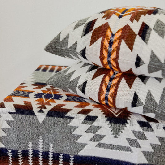 Mica Throw Blanket/2 Mica Pillow Covers Bundle
