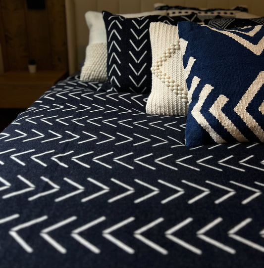 Nido Indigo Reversible Blanket