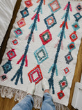 Load image into Gallery viewer, Khira Cotton Moroccan Rug 3x5