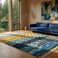 Load image into Gallery viewer, Kamran Handwoven Moroccan Wool Rug 5x8