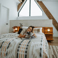 Load image into Gallery viewer, Puyo Aztec Reversible Blanket