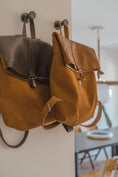 Load image into Gallery viewer, Torres Leather Fold-Over Backpack