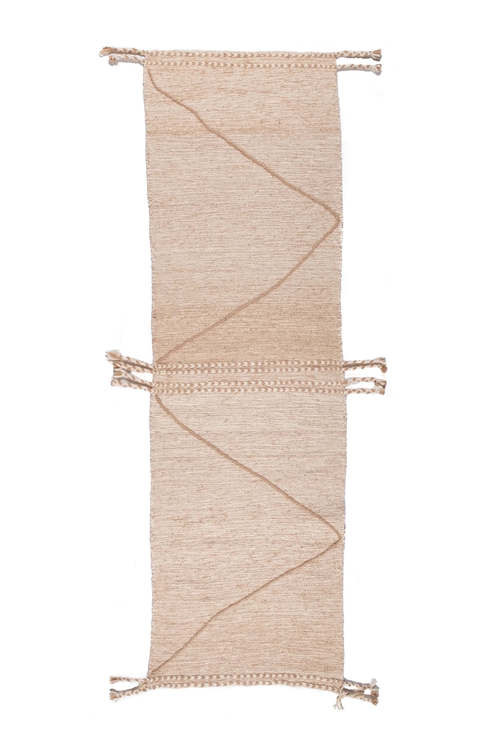 Kilim Beige Handwoven Moroccan Wool Rug