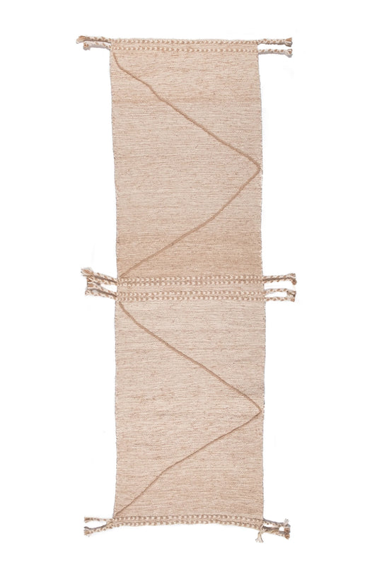 Kilim Beige Handwoven Moroccan Wool Rug