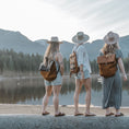 Load image into Gallery viewer, Torres Leather Fold-Over Backpack