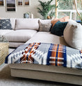 Load image into Gallery viewer, Mica Aztec Reversible Blanket