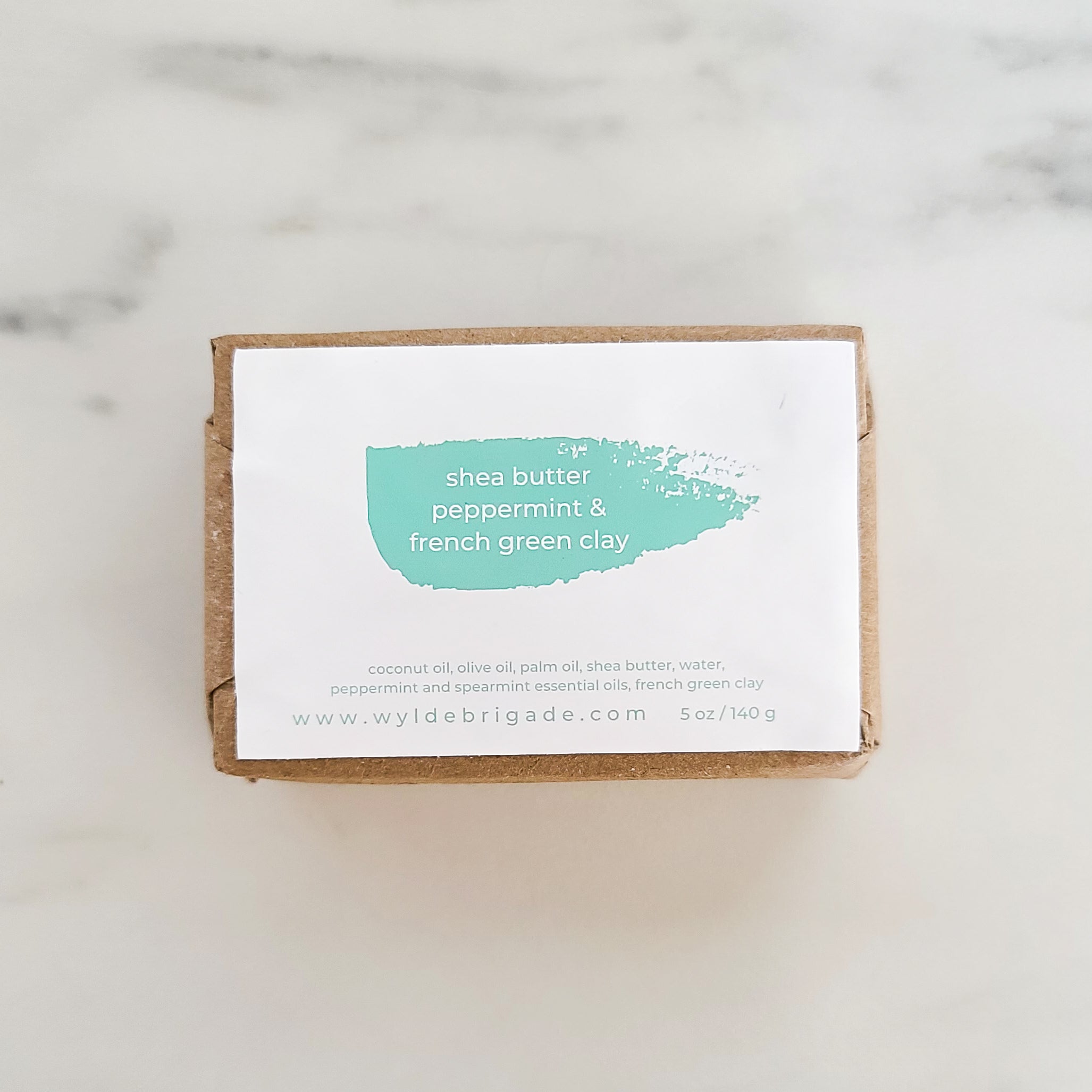 Shea Butter + Peppermint + French Green Clay Soap
