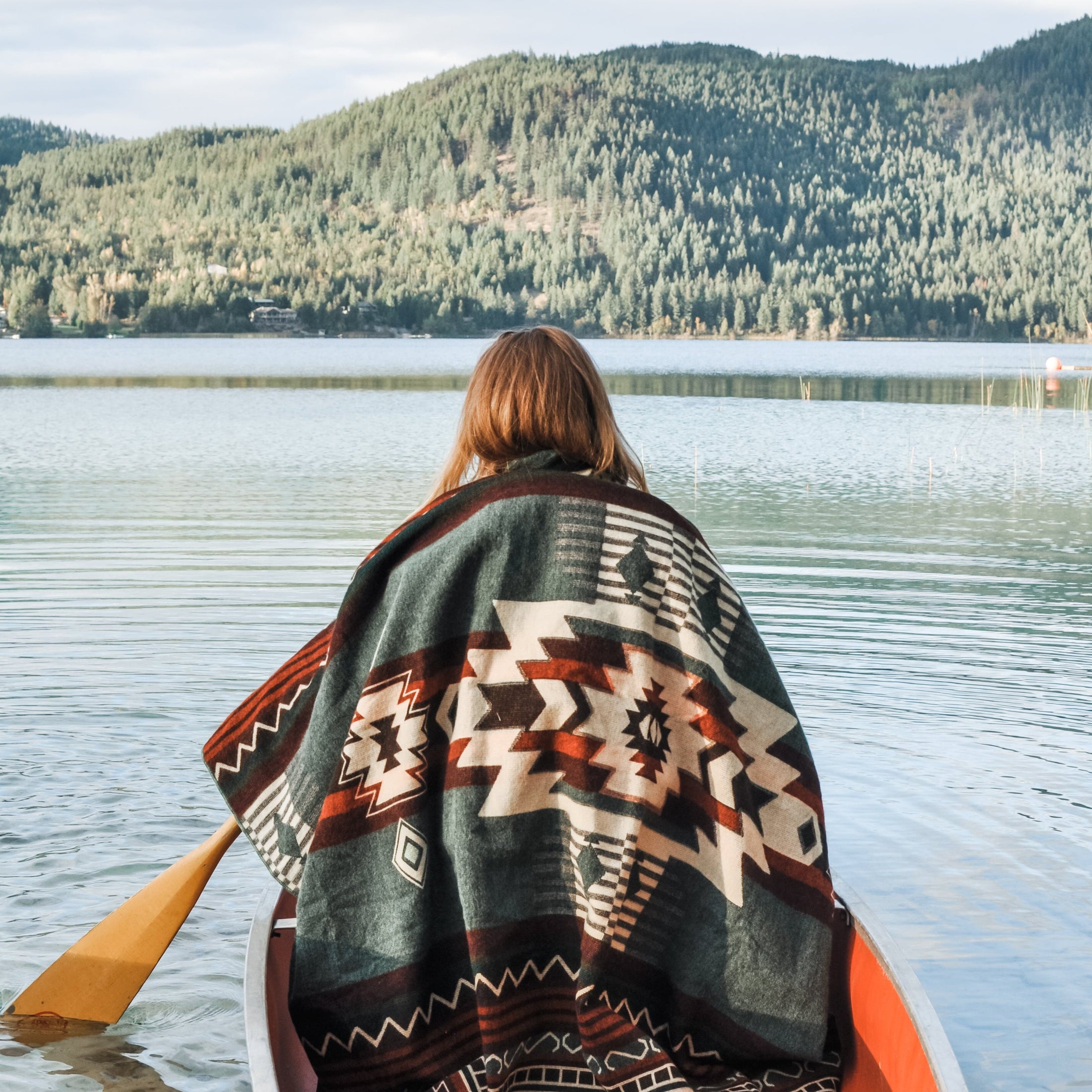 Quilotoa Aztec Reversible Blanket