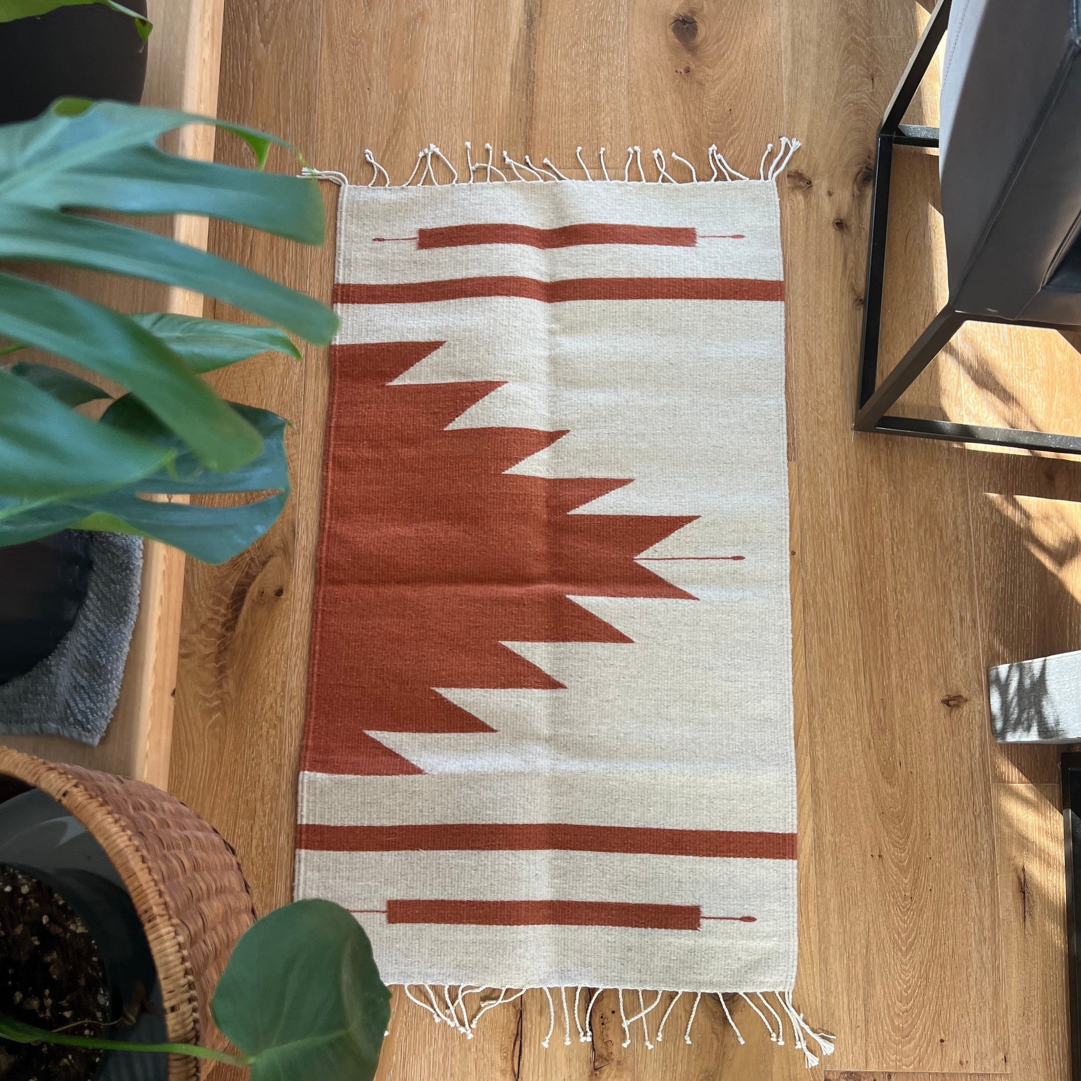 Mitla Aztec Handwoven Wool Rug