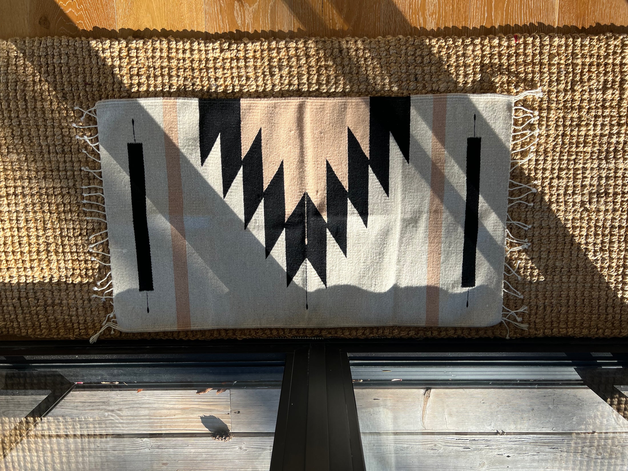 Mitla Aztec Handwoven Wool Rug