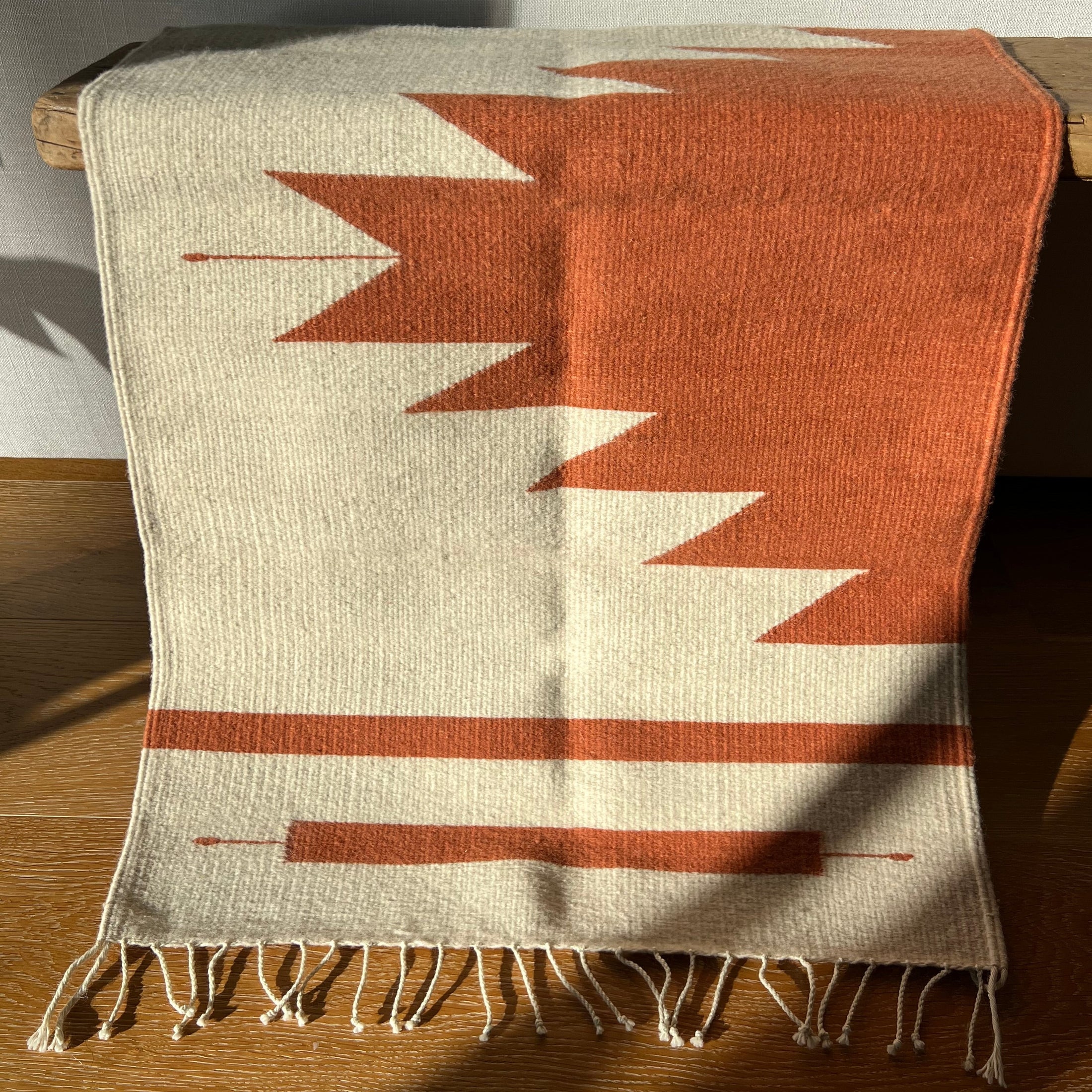 Mitla Aztec Handwoven Wool Rug