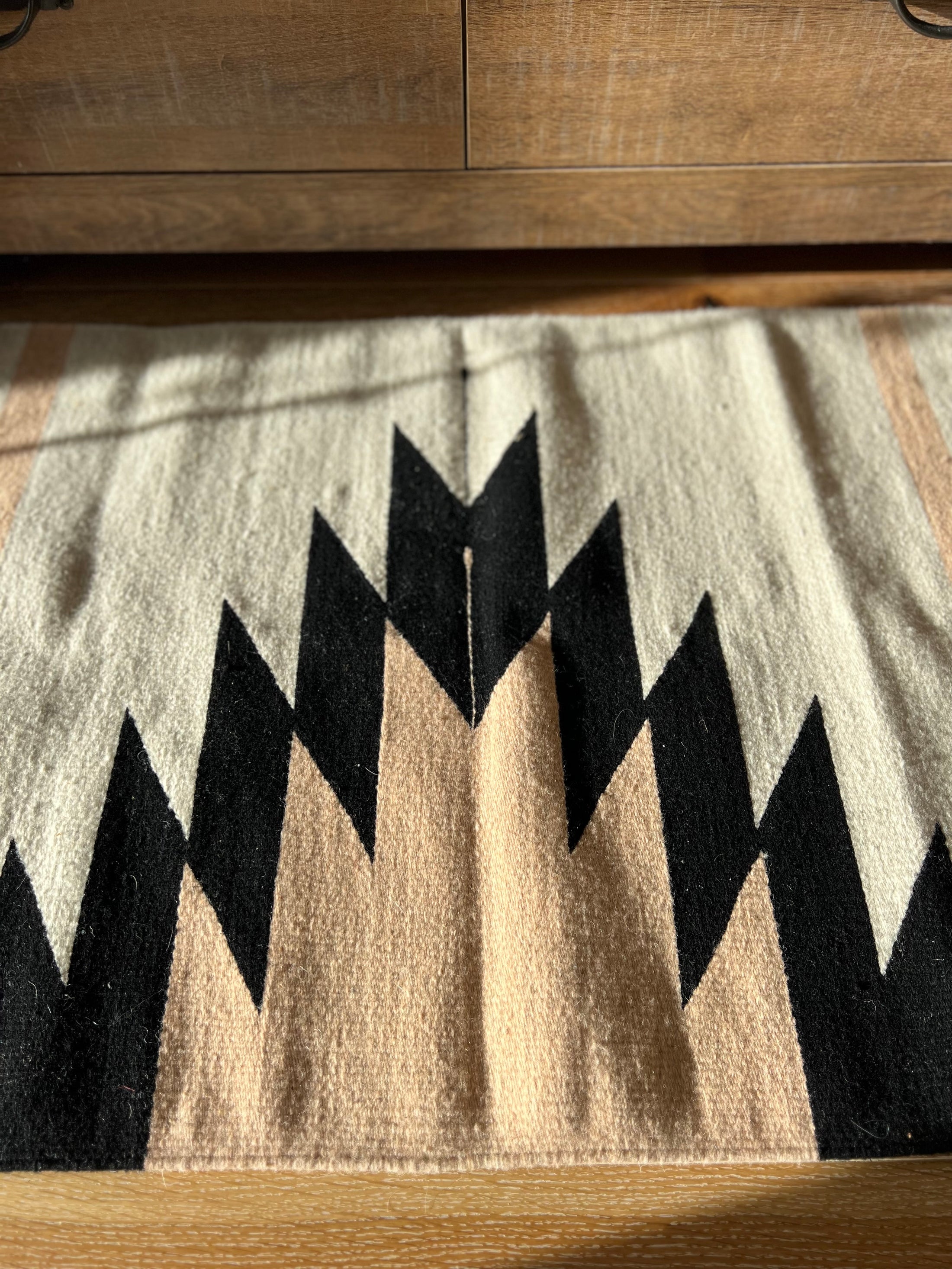 Mitla Aztec Handwoven Wool Rug