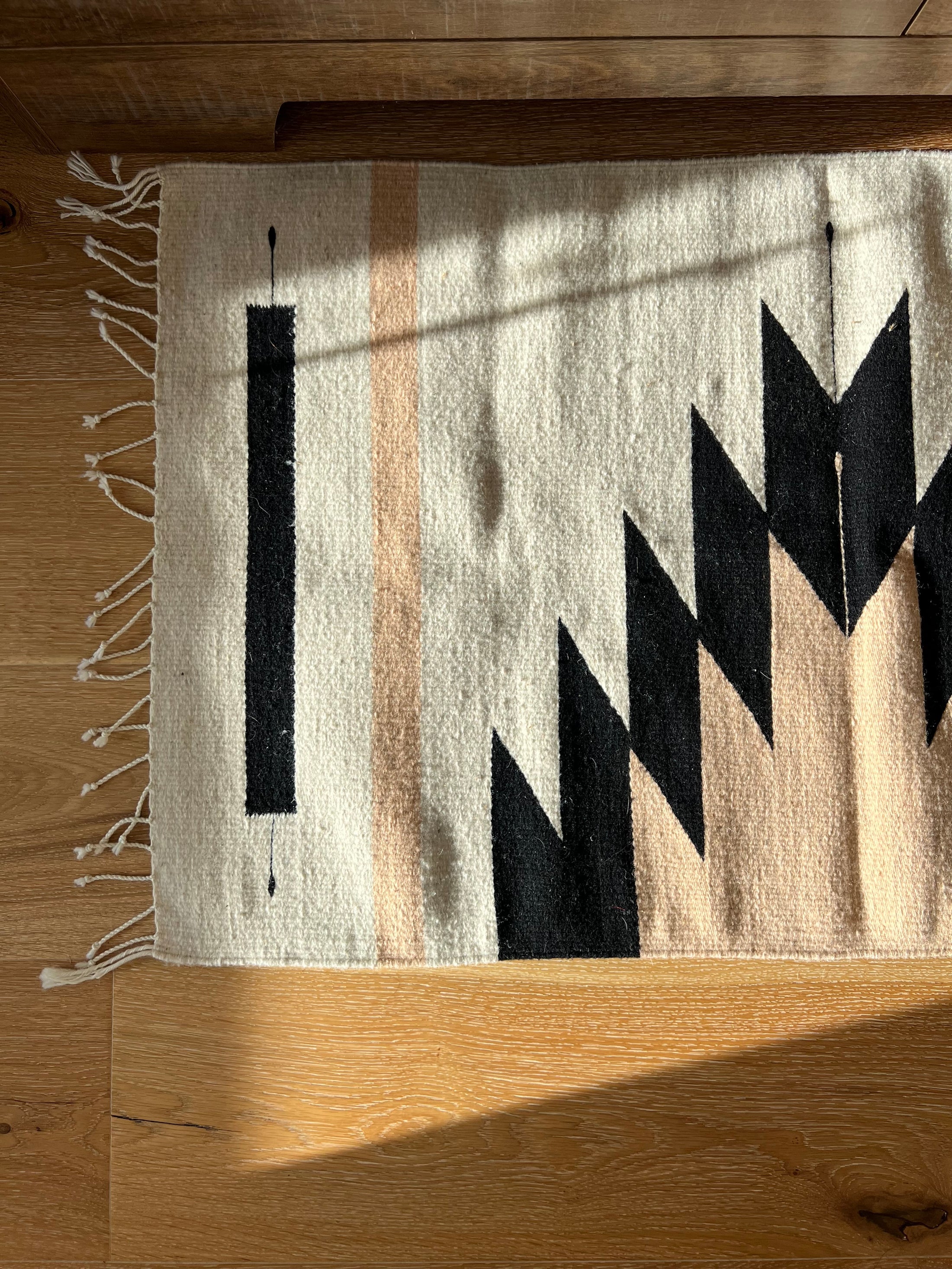 Mitla Aztec Handwoven Wool Rug