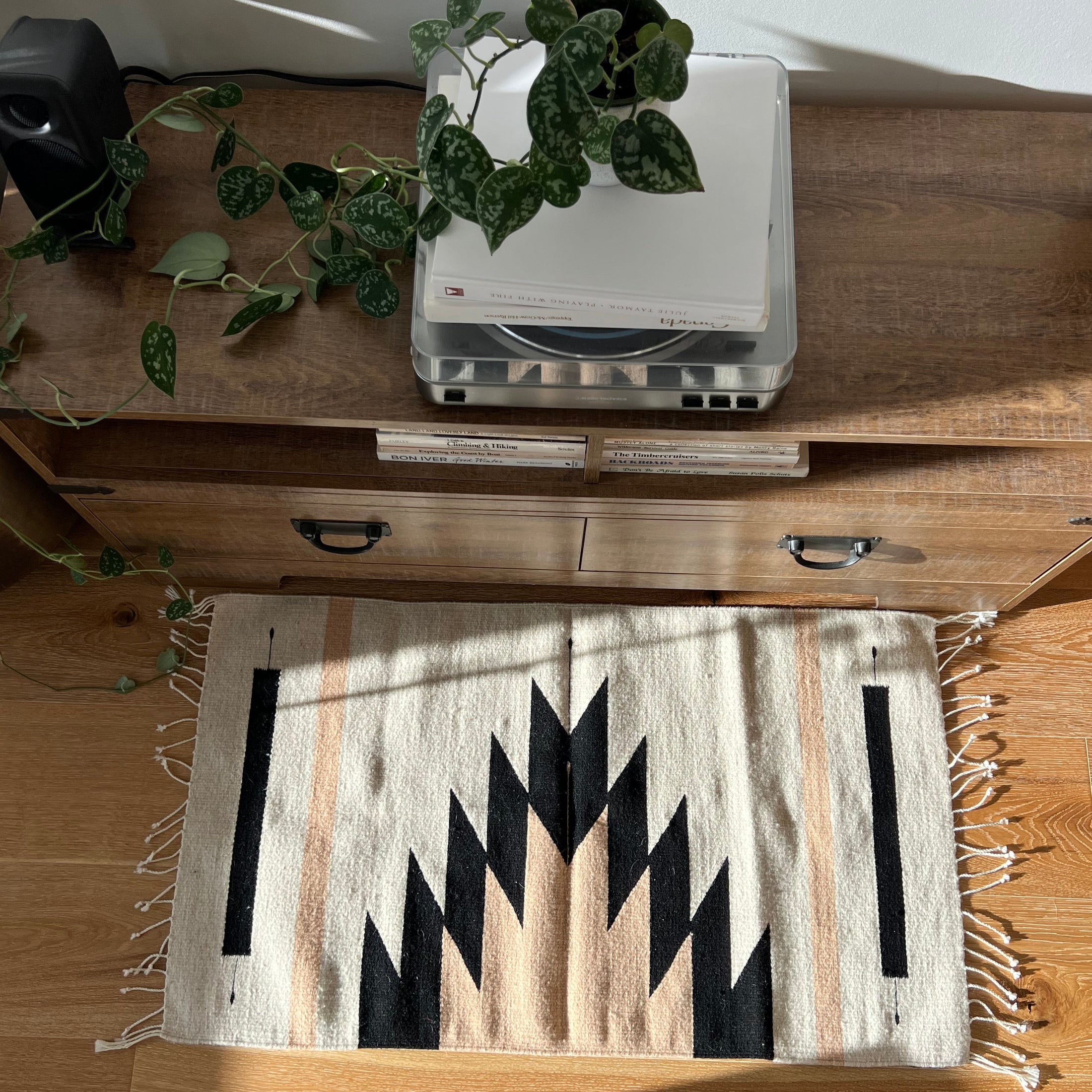 Mitla Aztec Handwoven Wool Rug