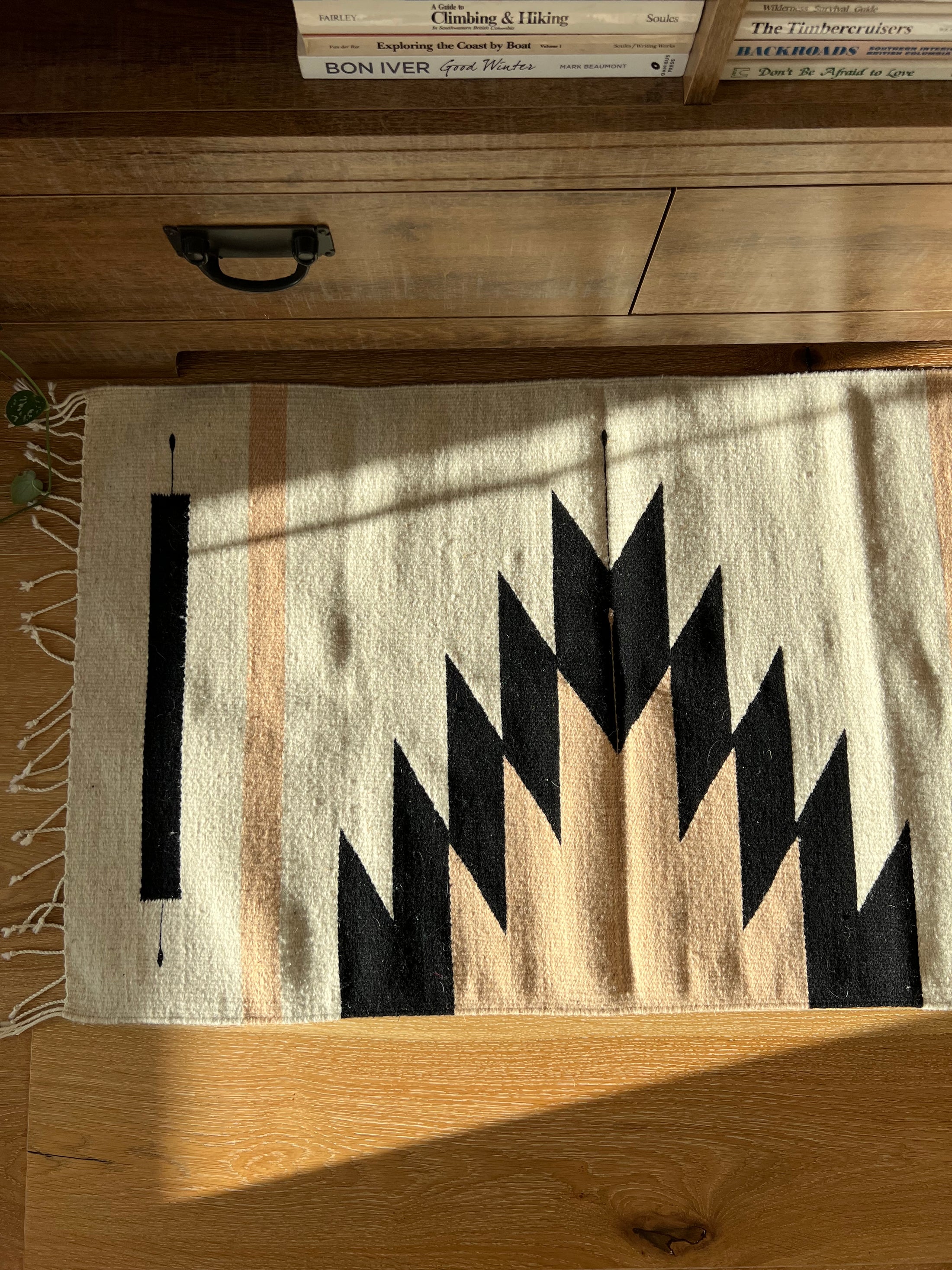 Mitla Aztec Handwoven Wool Rug
