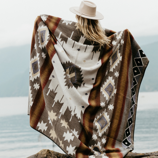 Cotacachi Aztec Reversible Blanket