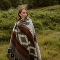 Load image into Gallery viewer, Cotacachi Aztec Reversible Blanket
