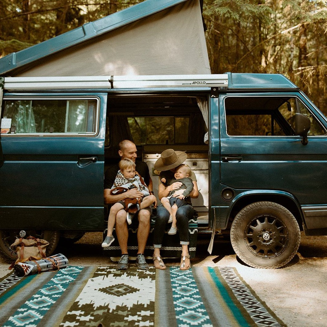 San Pablo Aztec Reversible Blanket