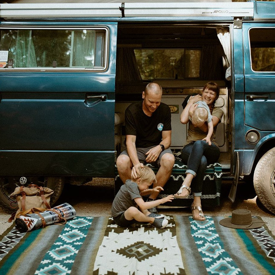 San Pablo Aztec Reversible Blanket