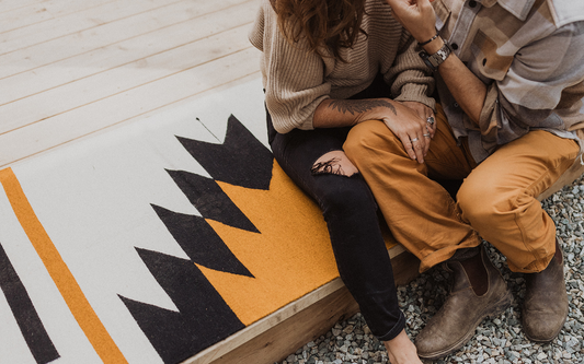 Oaxacan Rugs for a Well-Traveled Home
