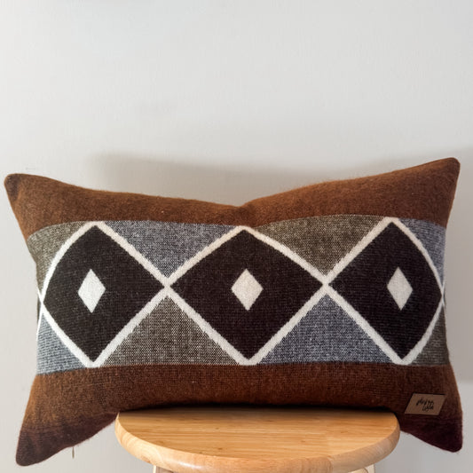 Machala Diamond Stripe Lumbar Pillow Cover