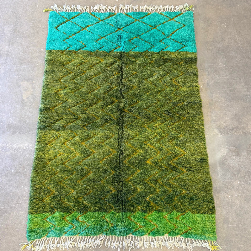 Soraya Handwoven Moroccan Wool Rug 5.5x8.5